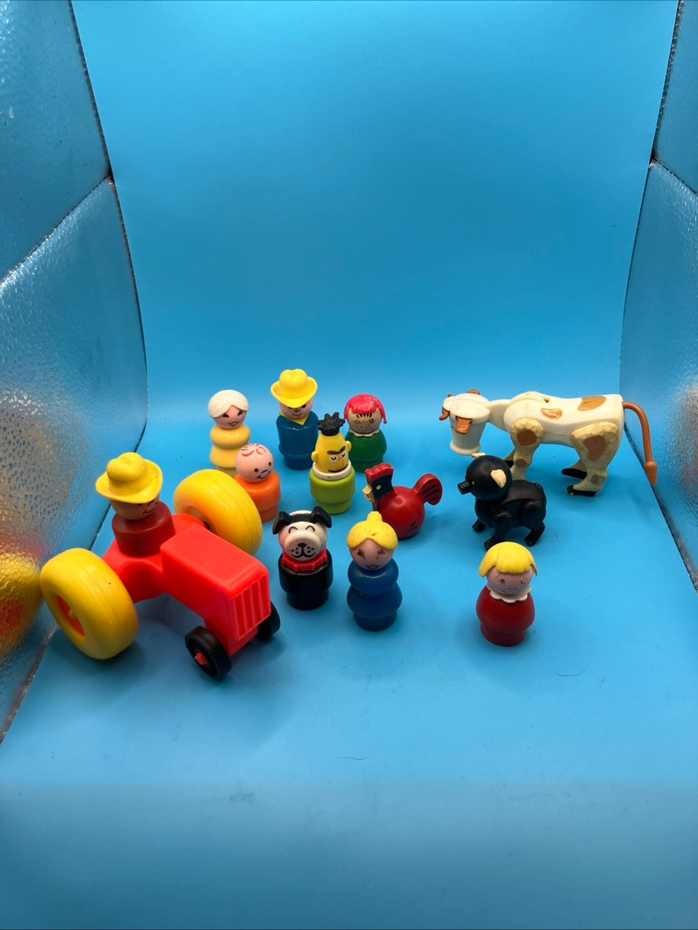 Vintage Fisher-Price Little People Figure Lot Plastic Small Body